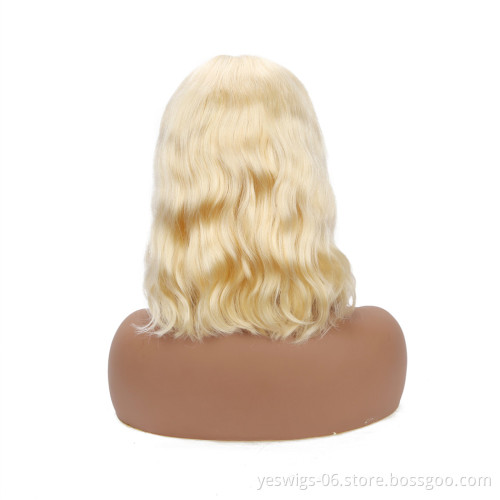 1b/Neon Body Wave Wig Vendors Virgin Peruvian Human Hair Ombre Color Bob Transparent HD Lace Frontal 13x4 Short 10 Inch Bob Wig